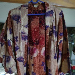 Women's Cotton Kimono, Chrysanthemum